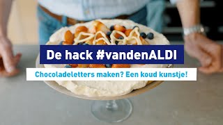 Chocoladeletters maken Een koud kunstje [upl. by Gunar]