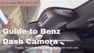 Hidden Dash Cam for Mercedes Models  Installation and Features [upl. by Hogue954]