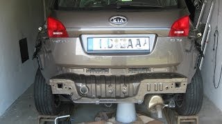 AHK einbauen nachrüsten Kia Venga Hyundai ix20 towbar [upl. by Candice]