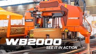 WB2000 Wideband Sawmill in Action  WoodMizer Europe [upl. by Larsen]