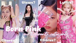 ranking blackpink born pink songs in different categories [upl. by Philbert]