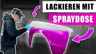 HOLYHALL  AUTO mit SPRAYDOSE LACKIEREN  Das HOLYHALL LACKIER 1x1🔥 [upl. by Retsehc]