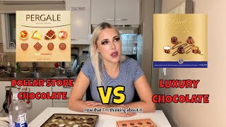 quotLuxuryquot Dollar Store Chocolate VS Luxury Chocolate [upl. by Schoenfelder]