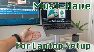 Ergonomic Laptop Desk Setup  BoYata Laptop Stand Review [upl. by Elke]