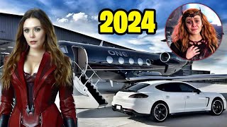 Elizabeth Olsens Net Worth ⭐ 2024  Husband House Cars Children amp Lifestyle [upl. by Guevara]