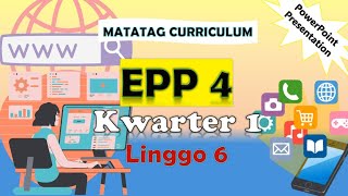 EPP 4 Q1 Week 6 MATATAG PowerPoint Presentation matatagcurriculum matatag grade4 [upl. by Narrad]