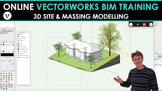 Vectorworks BIM Training 3D Site amp Massing Modelling [upl. by Yroffej]