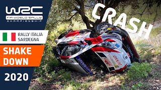 WRC  Rally Italia Sardegna 2020 SHAKEDOWN LIVE [upl. by Esinej]