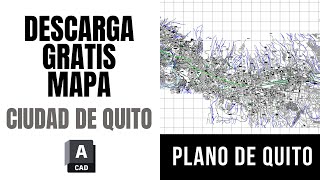 ✅PLANO DE QUITO EN AUTOCAD DESCARGA GRATIS [upl. by Carrington]