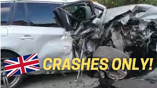 UK Car Crashes Compilation 1  Crashes accidents amp wrecks only [upl. by Ennaj857]