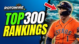 Updated 2024 Fantasy Baseball Rankings Top 300 Pithers and Hitters [upl. by Ennaxor]