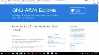 Installing GNU ARM Eclipse with OpenOCD [upl. by Ahsek]