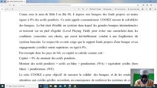 cours gestion de risque reglementation bancaire internationale et accords de Bâle [upl. by Dolly]