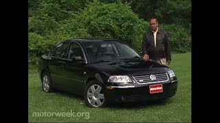 Motorweek 2002 Volkswagen Passat W8 Road Test [upl. by Ru933]