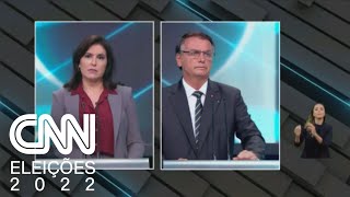 Simone Tebet MDB responde pergunta sobre a fome Jair Bolsonaro PL comenta  CNN BRASIL [upl. by Yrtua270]