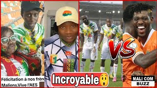 Réaction des Maliens 🇲🇱 et les Burkinabè 🇧🇫 après la victoire du MaliMali Vs côte divoire 🔥 [upl. by Htir]