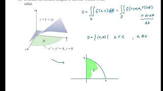 Example of a Double Integral using Polar Coordinates [upl. by Bess632]