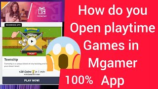 playtime games not opening 100 problem solved of mgamer app [upl. by Adlecirg]