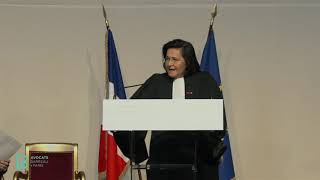 Rentrée du barreau de Paris 2019  ouverture par MarieAimée Peyron bâtonnier de Paris [upl. by Augustus]