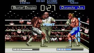 James Buster Douglas Knockout Boxing Sega Genesis [upl. by Emina]