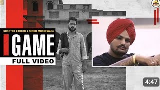 Game Song Sidhu moosewala \Shooter Kahlon [upl. by Itoc]