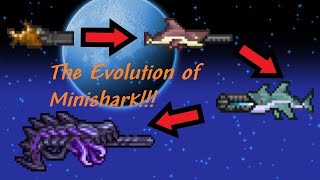 ALL Minishark amp Megashark Upgrades Comparison ft Zenith Gun Terraria modded [upl. by Lennox968]