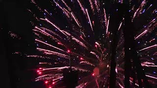 Fourth of July fireworks at Carowinds July 3 2024 [upl. by Acnalb763]