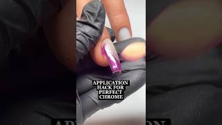 Application Hack for Perfect Chrome ShortsViral BeginnerNailTech AcrylicApplication [upl. by Stallworth29]