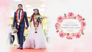 Andrea Lilian victor weds Aabrin Manish WEDDING HD [upl. by Hueston]