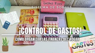 ORGANIZANDO LOS GASTOS DEL HOGAR 📝soy una ama de casa y así administro el dinero [upl. by Carn742]