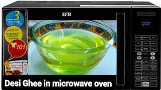 how to make ghee in ifb microwave  ghee in microwave oven  make ghee in microwave  fabcollection [upl. by Sil]