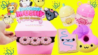 SMOOSHY MUSHY Series 2 DoDat Donuts New SQUISHIES [upl. by Norehc497]