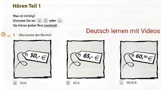 Prüfungstraining Start Deutsch 1  Modelltest 1 Hören A1 [upl. by Nwotna840]