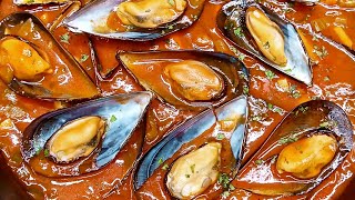 💥 Receta de Mejillones en Salsa de Tomate💥 BUENÍSIMOS [upl. by Igig355]