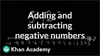 Addingsubtracting negative numbers  PreAlgebra  Khan Academy [upl. by Terces]