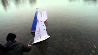 Voiles et voiliers RC  Sauvetage sur le lac [upl. by Josey]