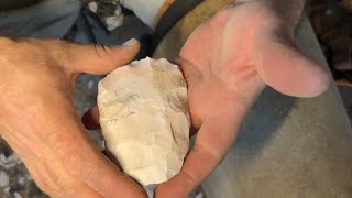 Quick biface from Alabama Coastal Plains Chert Talkin turtle backs [upl. by Vowel99]