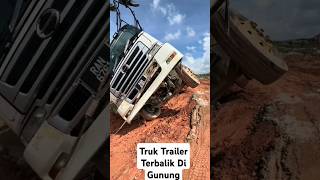 Truk Trailer Di Gunungshortsshortherichanneltrending viralanimasimobiltruktrailerbus truck [upl. by Roleat]