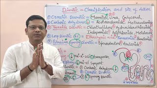 Diuretic Part03 Classification and Site of Action of Diuretics  Classification of Diuretics [upl. by Nylek]