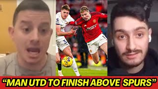 🔥HUGE TOP 4 BATTLE 🔥 Will Man United finish above Spurs amp Aston Villa  Premier League Debate [upl. by Fernald]