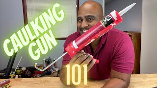 HOW TO USE A CAULKING GUN FOR THE FIRST TIME [upl. by Kolb]