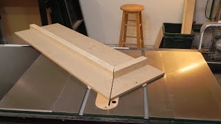 Making a table saw miter sled [upl. by Veal]