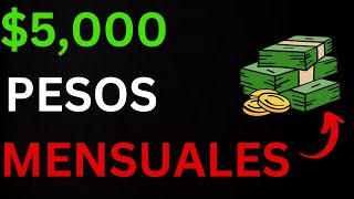 Asi se ganan 5000 pesos MENSUALES SIN TRABAJAR [upl. by Horatio]