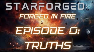 Ironsworn Starforged  Forged In Fire  Episode 0 Truths  Solo Roleplaying [upl. by Eymaj]