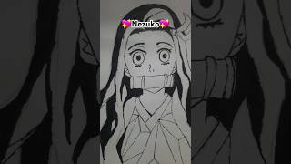 ❤️Nezuko💖 shorts youtubeshorts nezuko animedrawing [upl. by Noah479]