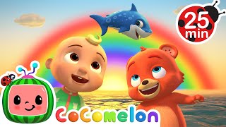 NEW Baby Shark  Colors song  More Cocomelon Animal Time Nursery Rhymes for Kids [upl. by Jennine785]