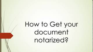 How To Find A Notary Public [upl. by Nedgo215]