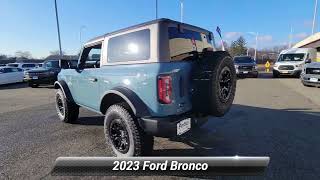 New 2023 Ford Bronco Wildtrak Clifton NJ 23T588 [upl. by Nevyar379]