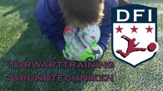 Torwarttraining der Grundtechniken am Deutschen Fußball Internat Bad Aibling [upl. by Kimball691]