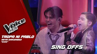 The Voice Kids Nevin Garceniego performs Shine on Coach Pablos side  Sing Offs [upl. by Imot]